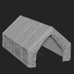 a.JPG Free STL file Officer's Tent・3D printable design to download