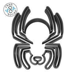 Spider_7.5cm_CP.png Descargar archivo STL Araña - Cortador de galletas - Fondant - Arcilla polimérica • Diseño para imprimir en 3D, Cambeiro