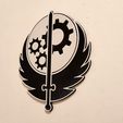 1704137179828.jpg Fallout Brotherhood of Steel magnetic wall art