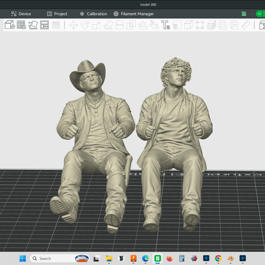 Zombieland Movie Rc car drivers, detailed figures, Columbus, Tallahassee, 3d print, stl file