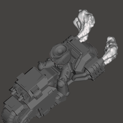 screen (1).png STL file Primaris Space Marines Outriders Upgrades - Bike Smoke and Muzzle Flash・Design to download and 3D print