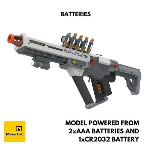 11.jpg PLAS-1 Scorcher - Helldivers 2 - Modèle 3d imprimable - Fichiers STL - Usage personnel