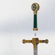 preview22.JPG Masonic Ceremony Sword-Ready 3D Print