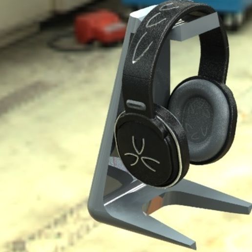 Headphone stand 3D model