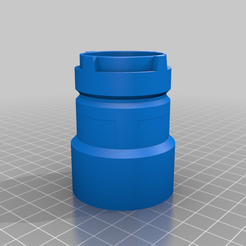 Airlock_1.5.png Free 3D file Dewalt Airlock to 1.5 pipe (Tool side)・3D printer model to download