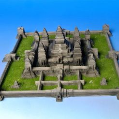 DSC_3276_display_large.jpg Free STL file My Angkor wat(1:1000)・3D printable model to download, tokyovirtualworld