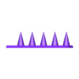 DW Wall End Spikes R.stl Defensive Walls