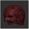 daredevil_mask_002.jpg Daredevil Mask 3D Printing - Daredevil Helmet Marvel Cosplay