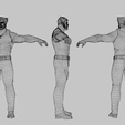 Wireframe.png Logan Wolverine Lowpoly Rigged