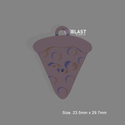 pepperoni_pizza_ER.png Kawaii Food 2 Earrings