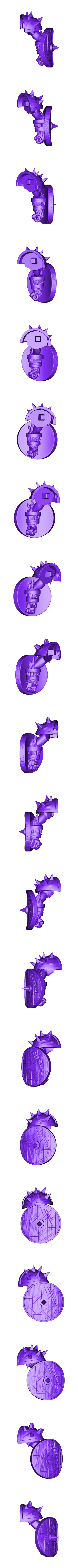 PM3D_Uppa_bugbear_shieldArm.obj Bugbear