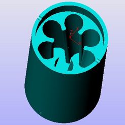 hexacircle.jpg Fichier STL 12 cm HEXA CIRCLE BOUGIE MOLLE DIY・Design imprimable en 3D à télécharger