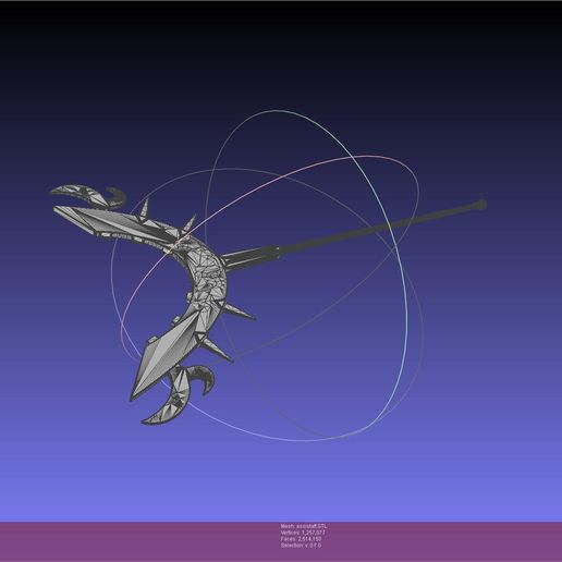 🎭 Gachiakuta Zanka Assistaff・ STL File for 3D printing・Cults