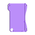 Middle_Wallet M3 v2.stl 3D Printed "Smart" Wallet (Updated for M3 Bolts)