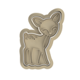 Deer.png Forest Animals Cookie Cutter Set of 8 - Commercial Version