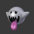 Boo Sculpt.png Super Mario Characters: Boo