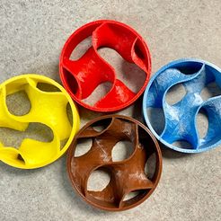 d704ee47-51b9-4457-938a-5001c84088a5.jpg 3D-Datei Gyroid-Untersetzer, G-Untersetzer kostenlos・3D-Druck-Idee zum Herunterladen