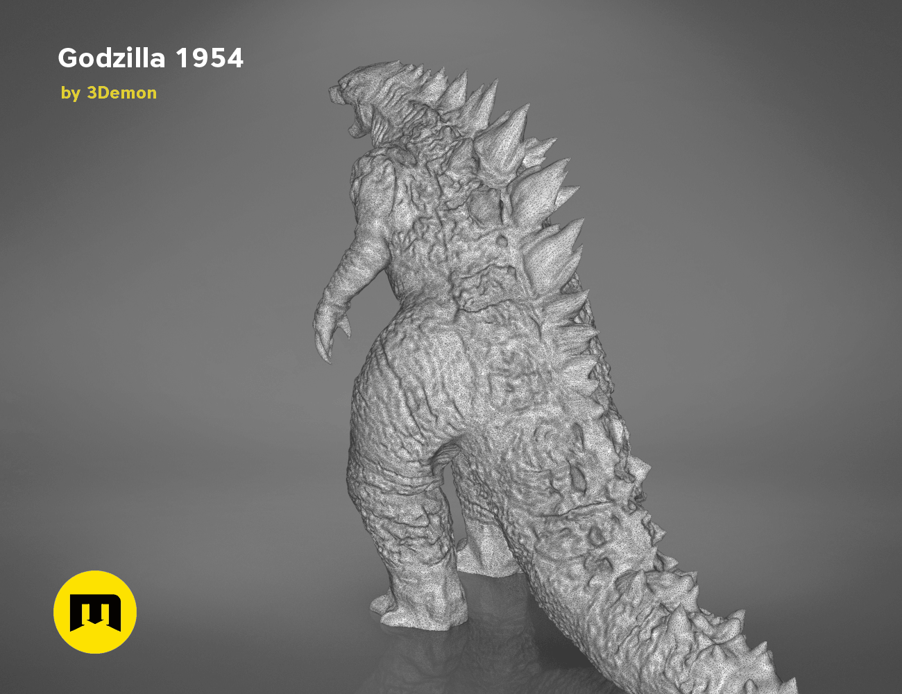 godzilla-black-japanese-bottom.206.png Download free OBJ file Godzilla 1954 figure and bottle opener • Design to 3D print, 3D-mon