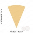 1-8_of_pie~4.25in-cm-inch-cookie.png Slice (1∕8) of Pie Cookie Cutter 4.25in / 10.8cm