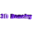 g2_dual benchy shark_text.STL gMax 2 - 3D Benchy Holder with Sharks!
