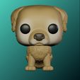 Golden.jpg Fichier STL Golden Retriever Funko Pop・Modèle à imprimer en 3D à télécharger