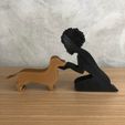 WhatsApp-Image-2022-12-22-at-09.55.51.jpeg GIRL AND her Dachshund(afro hair) FOR 3D PRINTER OR LASER CUT
