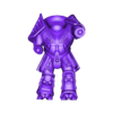 Gigant Dwarf Terminator Pos2_BODY.stl Cyborg giant dwarf terminator 3 pose