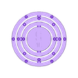 016_-_Si_-_Sulfur.stl Customizable Atom Deluxe (every element preconfigured)