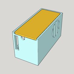 2021-10-22_01_15_13-Untitled_-_SketchUp_Make_2017.jpg Download free STL file ESP-01(s) DHT11 + HomeAssistant + ESPHome • 3D printable object, Milan_Gajic