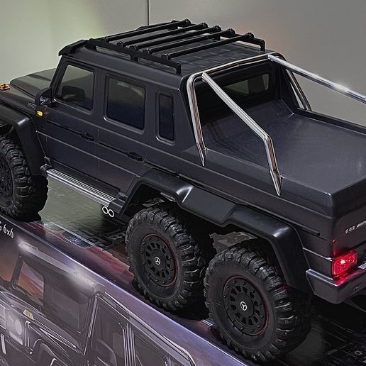 🚗 Custom Roof Rack for Traxxas TRX-6 Mercedes G63 AMG 6x6・ 3D File for ...