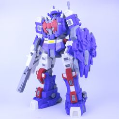 Space4.jpg STL file ARTICULATED SPACE DEFENDER (Not Astro Megazord) - NO SUPPORT・3D printing design to download