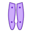 Both Handle Sides Resized MOST UP TO DATE.stl SK-405 Kit Knife Handles (Both Sides)