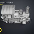 Locomotive humidifier by 3Demon ; Locomotive Air Humidifier