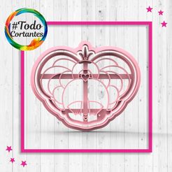 1953-Reina-de-corazones.20.jpg STL file Queen of hearts cutter・3D printing idea to download