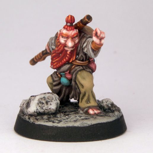 Dwarven-Monk-Painted-DandD-Front.jpeg Dwarven Monk - 28mm Figure