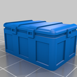 212916a5-7745-45cc-8d59-5e98550ec05b.png Free 3D file Sci Fi Modern Boxes, Barrels and Palette truck・3D printable object to download