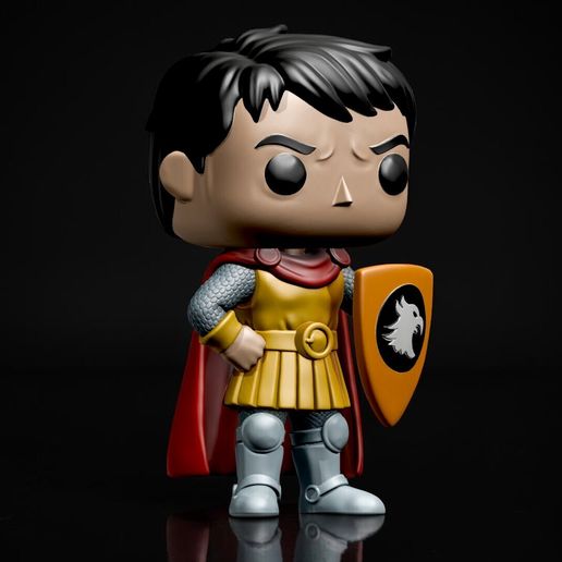 👾 Eric Funko STL Dungeons and Dragons Cartoon Figure Chibi 3D Print ...