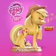 AppleJack_3D2.jpg AppleJack - Little Pony Fanart