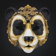 1c.jpg Animal Panda Prom Face Mask - Panda Prom Patter Mask 3D print model