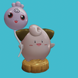 Cleffawithballon2.png Cleffa with Igglybuff ballon