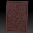 MontainsAndHills1.jpg Chinese landscape 3d model of bas-relief for cnc