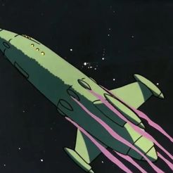 20230602_141831.jpg 3D file Future Boy Conan spacecraft 3D print model・3D printer design to download