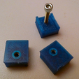 Y_PLATE_NUTS.png Leveling Nuts - Prusa i3 Al Y Plate