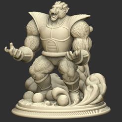 01.JPG Fichier STL Oozaru Vegeta - Modèle d'impression 3D Dragon ball・Plan imprimable en 3D à télécharger