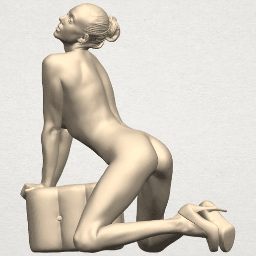 TDA0290 Naked Girl B07 01.png Free 3D file Naked Girl B07・3D printable model to download, GeorgesNikkei