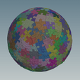 model.png STL file The Moon Puzzle - v2・3D printing idea to download
