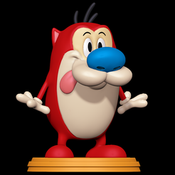 1.png 3D file Stimpy - The Ren and Stimpy Show・Model to download and 3D print