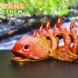 6.jpg articulated fish / toy / turtle / print in place / animal / flexy /cute / tamethem