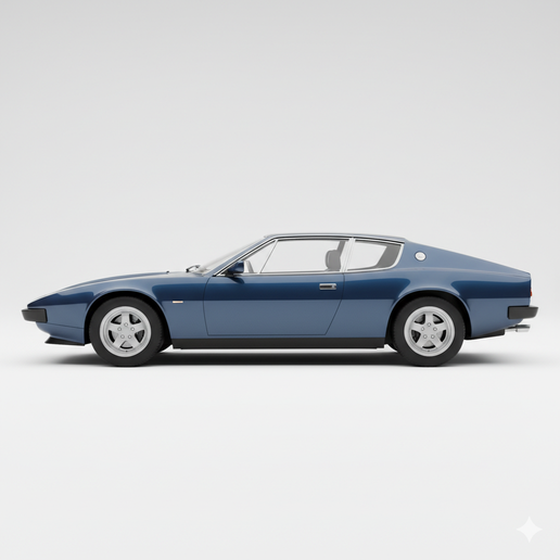 Maserati Kyalami automobile, car, JDM, vintage car, pickup, hypercar, diorama, SUV, sports car, supercar, race car, drift car, vehicle, muscle car, classic car, truck, garage, car model, car 3D, car STL