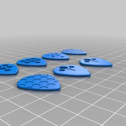 Talotalo_Picks.png Free STL file Small Jazz Picks・3D printable object to download